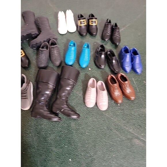 Huge lot Ken Fashion Dolls replacement shoes Boots tennis mixed 25 pair - Picture 10 of 11
